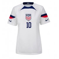 Echipament fotbal Statele Unite Christian Pulisic #10 Tricou Acasa Mondial 2022 pentru femei maneca scurta